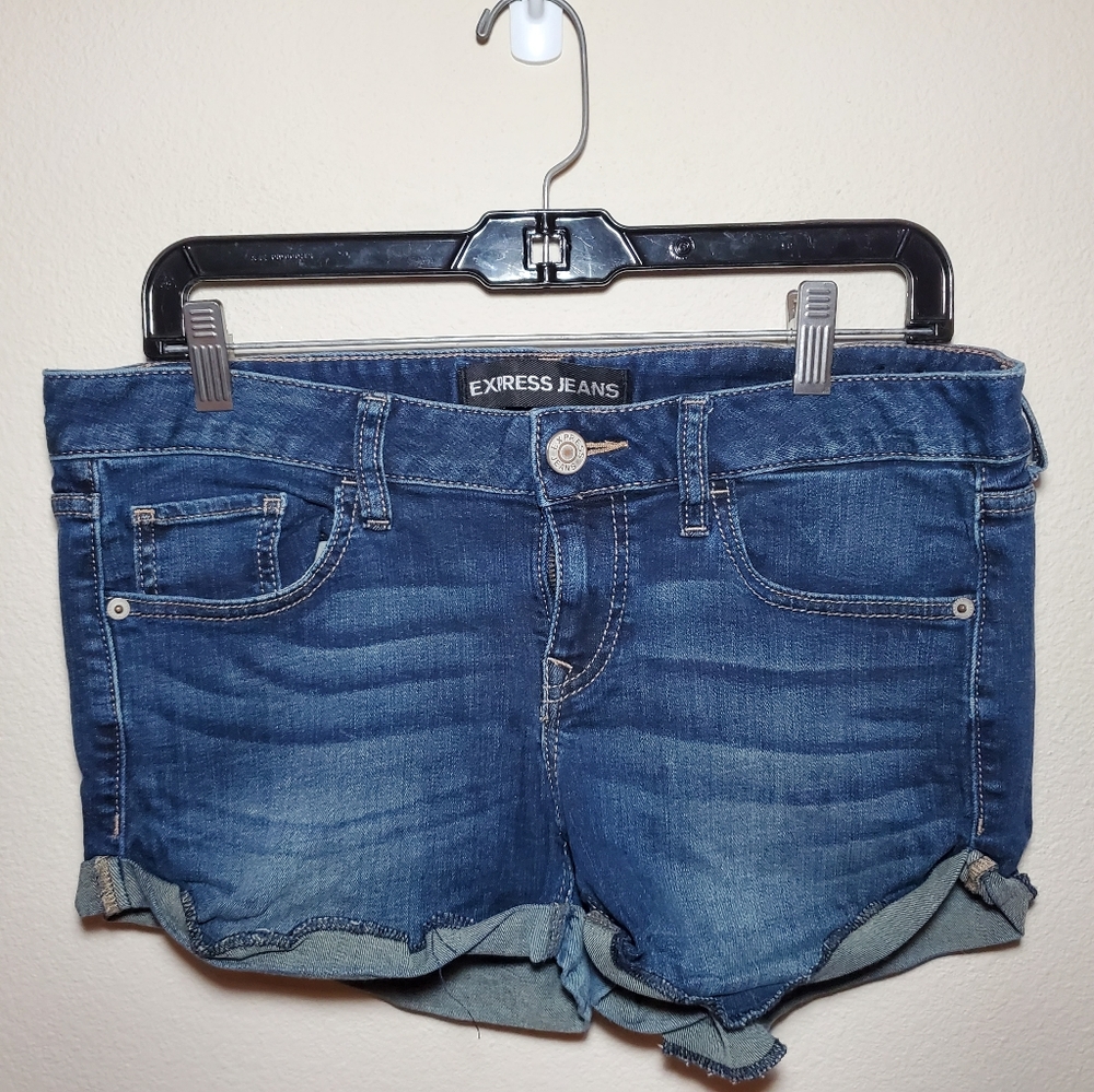 Women's Express Jean Denim Shorts Sz 6